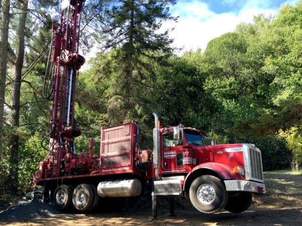 a red truck